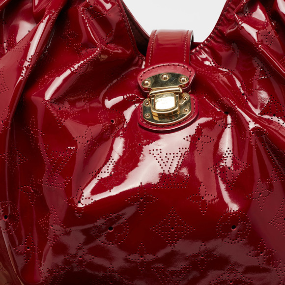 LOUIS VUITTON Cerise Mahina Patent Leather Surya XL Bag - Picture 5 of 9